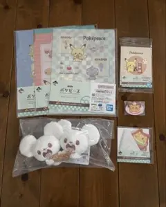 ポケピース 一番くじ F賞 ぬいぐるみマスコット 3種セット - メルカリ
