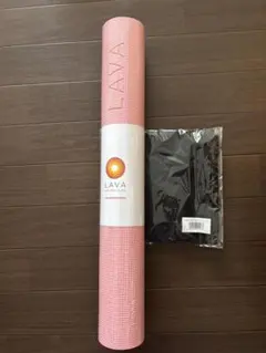 新品未使用 LAVA ヨガマット マゼンダ145cm×61cm 収納ケースセット