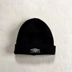 00s UMBRO アンブロ ニット帽 ビーニー ブラック デサント y2k