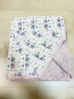 PG GAUZE リバーシブル コットン ブランケット 約70x120cm