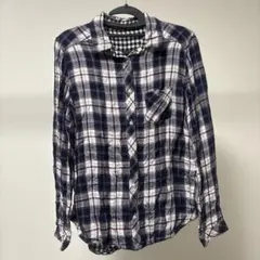 【未使用品】長袖チェックシャツ リバーシブル Mサイズ