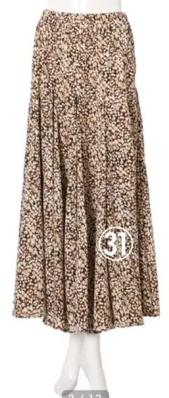 新品fifthリトルフラワーフレアロングスカート　タグ付き