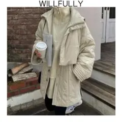 willfully ウィルフリー ワンカラーのファーコート - メルカリ