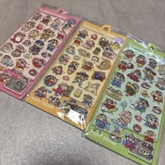 クレヨンしんちゃん　3D水シール3枚セット海外製