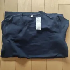 メンズカジュアル長袖Tシャツ S ネイビー