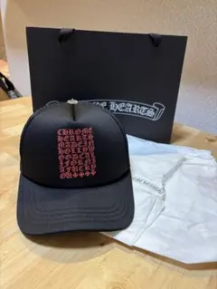 【極美品】CHROME HEARTS キャップ　レッド /ブラック