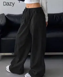 【送料無料】Dazy ワイドパンツ　パラシュートパンツ　メンズパンツ　ストリート
