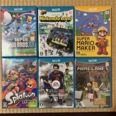バラ売りします!Wii Uソフト６種類MINECRAFTスーパーマリオメーカー等