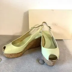 再値下げ！JIMMY CHOO＊PRAISE ライム＊サイズ37 ジミーチュウ