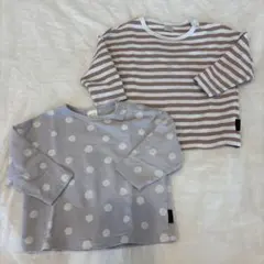 テータテート長袖Tシャツ2枚セット（サイズ80）