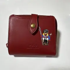 美品 ポロラルフローレン ポロベア　コンパクト ウォレット