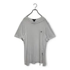 ground Y FRED PERRY コラボ　刺繍ロゴ　半袖Tシャツ　Lのサムネイル