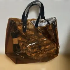 【新品・フルセット】ちいかわ くりまんじゅう ビニール クリア トートバッグ
