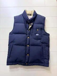希少 90's USA製 vintage Woolrich ダウンベスト 紺 - メルカリ