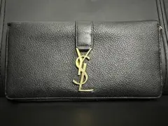 美品✩︎SAINT LAURENT ブラック長財布