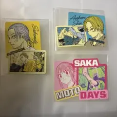 サカモトデイズ ダイカットステッカー 坂本太郎 朝倉シン ルー 陸少糖