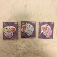 BT21 PVCチャーム 3個セット