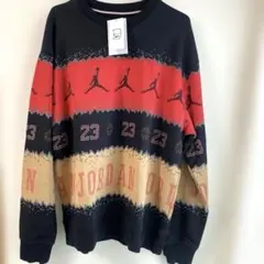 新品タグ付き ジョーダン トレーナー スウェット アグリーセーター柄 Lサイズのサムネイル