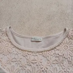 earth music&ecology 薄手長袖トップス 花柄レース