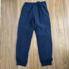 ネイビー ジョガーパンツ ゴムウエスト