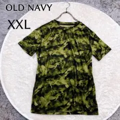 OLD NAVY ACTIVE XXL カモフラ柄 Tシャツ GO DRY