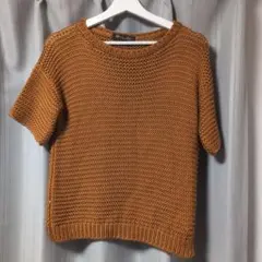 Loro Piana ロロピアーナ　半袖ニット　シルク55% サイズ 40のサムネイル