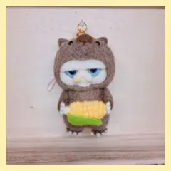 羊毛フェルト 恵比寿様と猫。 - メルカリ