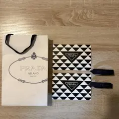 PRADA 付属品セット ショッパー・メッセージカード・ロゴ入りリボン 正規品のサムネイル
