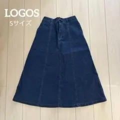 LOGOSDAYS✺デニム　フレアスカート ゴムウエスト✺Sサイズのサムネイル