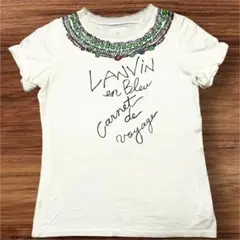 LANVIN en blue ランバンオンブルー☆Tシャツ☆サイズ38のサムネイル