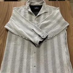 NICOLE CLUB FOR MEN ストライプ 長袖シャツ 46 M 美品のサムネイル
