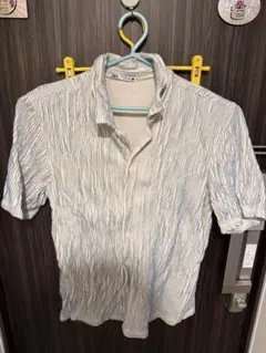 ZARA ストライプ 半袖シャツ L