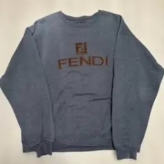 FENDI グレー ロゴ クルーネック トレーナーのサムネイル