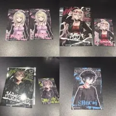 Danganronpa Mefusoto 사진 스타일 카드 모하라 종일 아카마츠 카에데 이루마 미토쿠 나에기 마코토