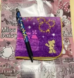 ディズニー お土産　ミニー　クリアファイル　ハンカチ　ボールペン　セット