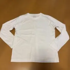 ホワイト 長袖 Tシャツ Mサイズ　無印良品