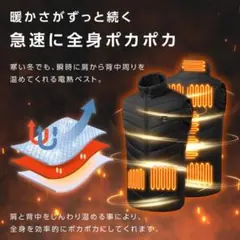 送込#新品#L 電熱ベスト ヒーターベスト 9エリア usb 発熱ベスト 防寒のサムネイル