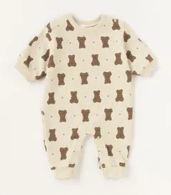 【新品未使用・アウトレット】broom クマさんロンパース　70cm