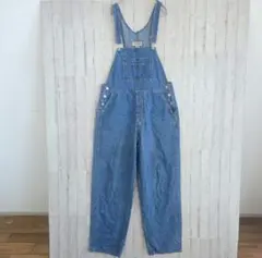 LONDON JEAN サロペット オールドデニム 綿100% マカオ製 古着