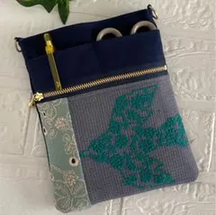 ミナペルホネン　パッチワーク　オデッセイ　オーガナイザー　ポシェット