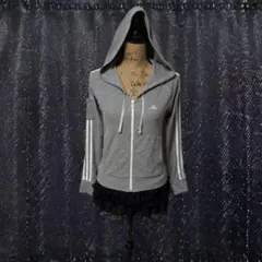 y2k 00s❤︎adidas ジップアップパーカー フーディー