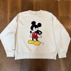 70s 80s USA製 Disney 白足ミッキー スウェット 神サイズ - メルカリ