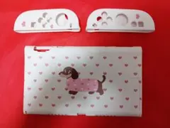 Nintendo Switch カバー 犬とハートデザイン 新品