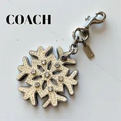 COACH スノーフレーク 雪の結晶 バッグチャーム キーホルダー 2009