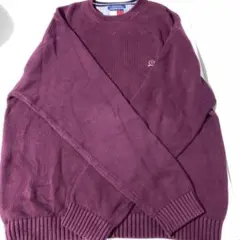 90s トミー　ヒルフィガー　コットンニット　肉厚　　　2XL