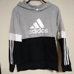 アディダス　裏起毛パーカー　フード付きトレーナー　160 used