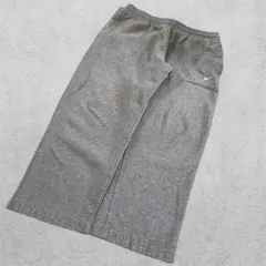 【00s NIKE】ワイドレッグ ストレート スウェットパンツ グレー バギー