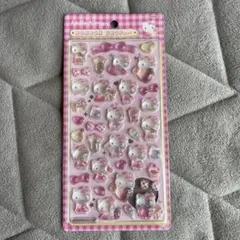 【正規品】サンリオ ボンボンドロップシール ハローキティ ピンク 1枚