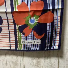 ChristianDior シルク スカーフ 花柄のサムネイル
