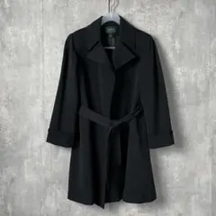 90s RALPH LAUREN gabardine drape coatのサムネイル